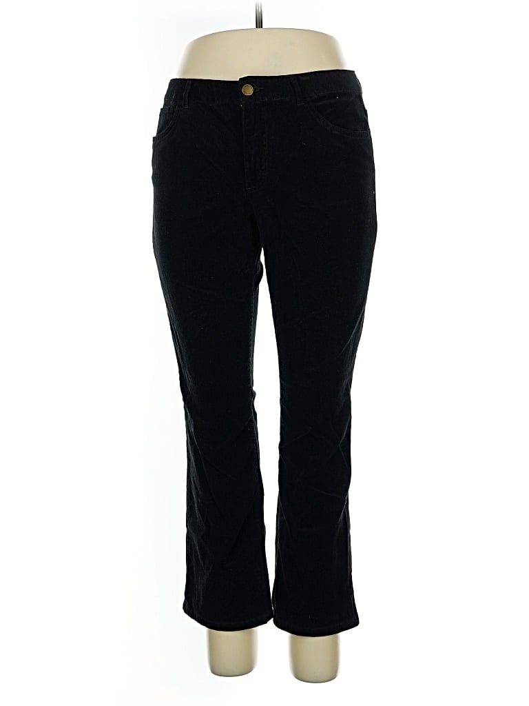 Pre-owned Chaps Casual Pants In Black