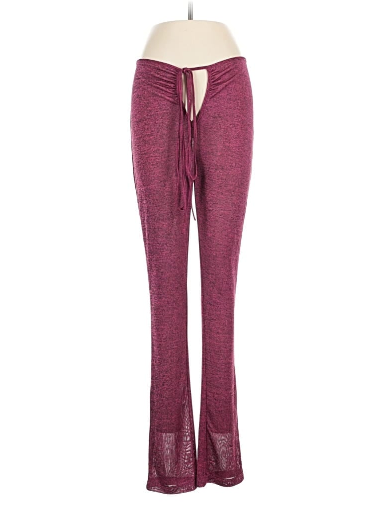 Pre-owned Intimately By Free People Casual Pants In Burgundy