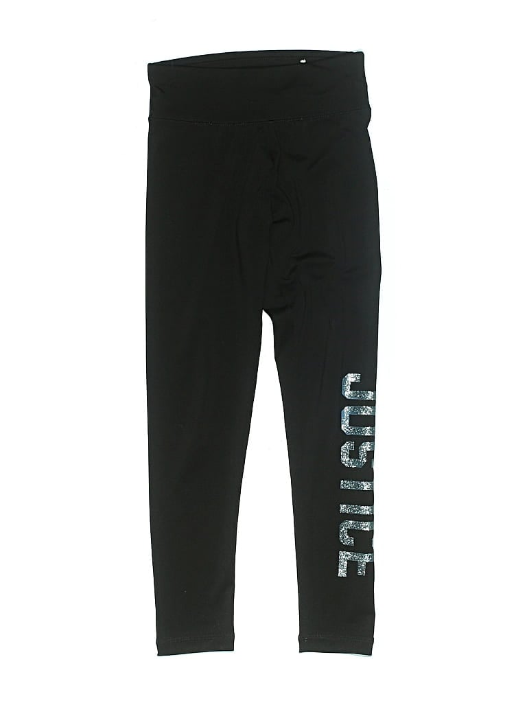 Pre-owned Justice Kids' Active Pants In Black