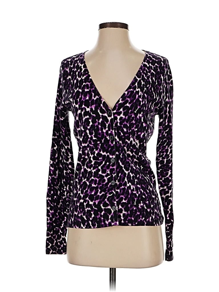 Pre-owned Merona Cardigan Sweater In Purple