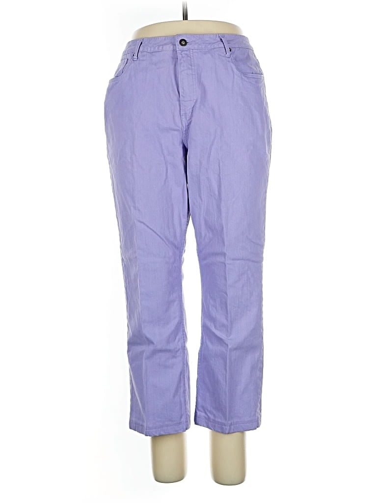 Pre-owned Coldwater Creek Casual Pants In Purple