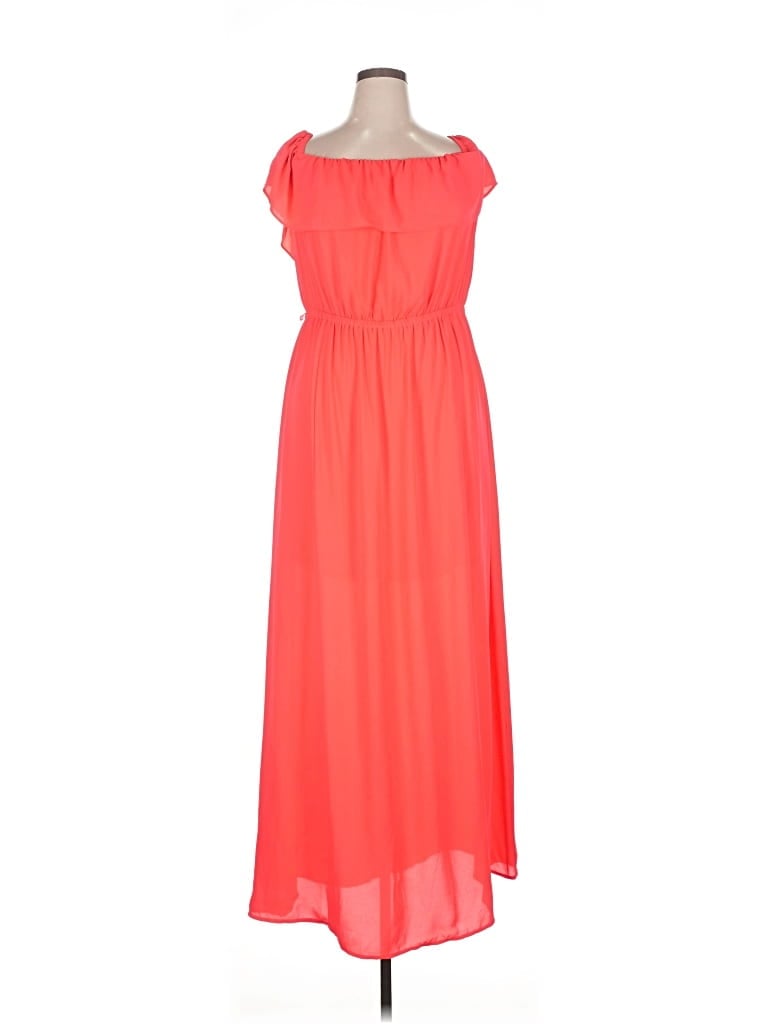 Pre-owned Express Casual Dress In Orange