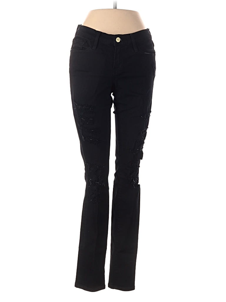 Pre-owned Frame Jeans In Black