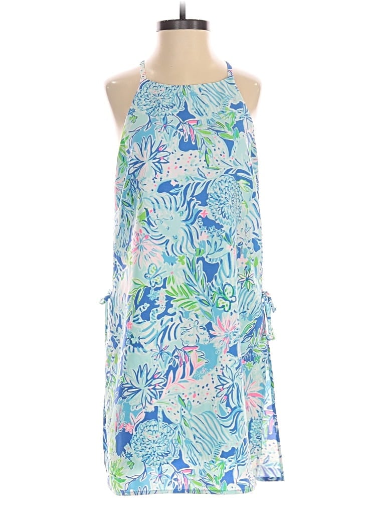 Pre-owned Lilly Pulitzer Romper In Blue