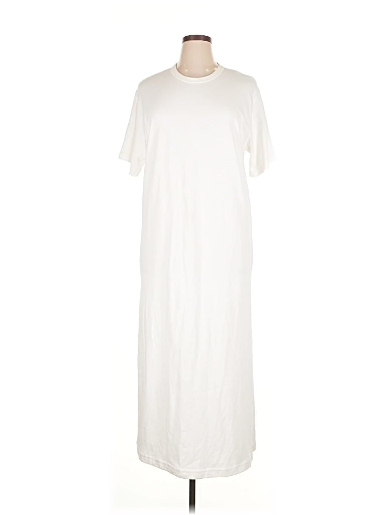 Pre-owned Ayr Casual Dress In White