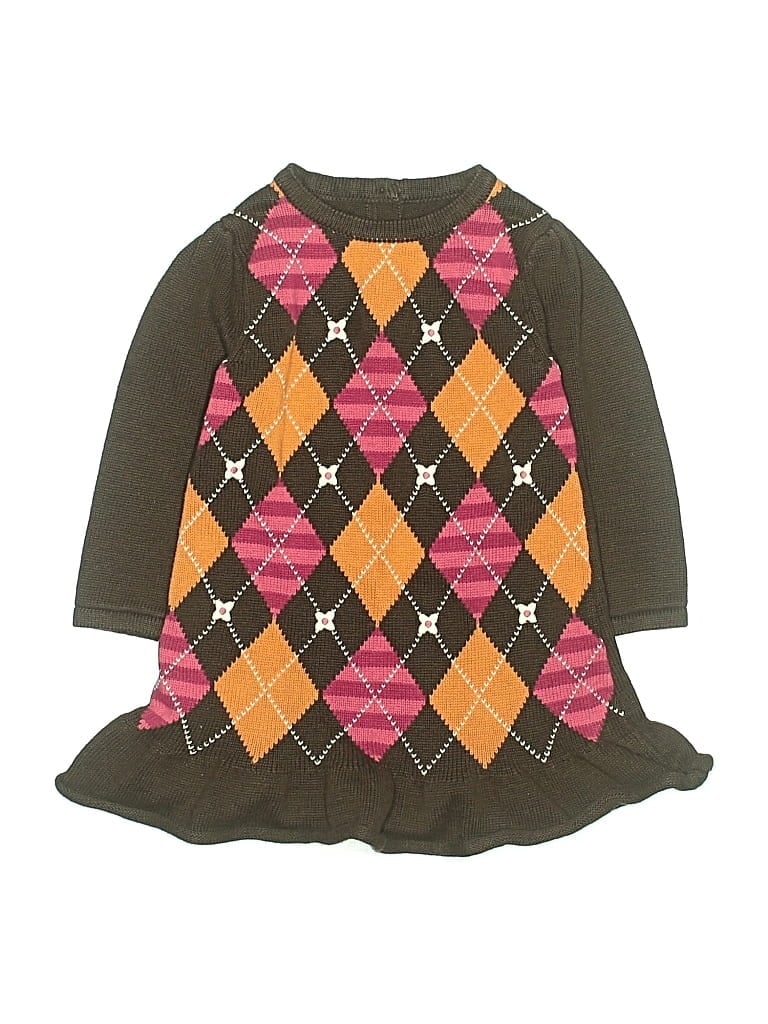 Pre-owned Gymboree Kids' Dress In Brown