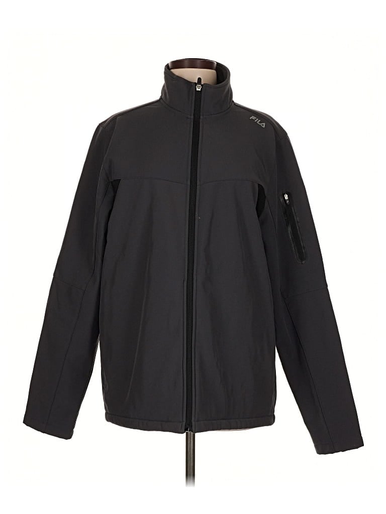 Pre-owned Fila Jacket In Black