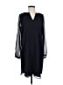 CAbi 100% Polyester Chevron-herringbone Black Casual Dress Size S - photo 1