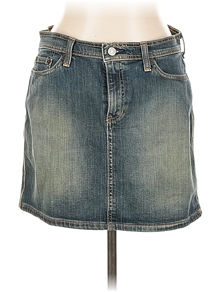 Pre-owned Gap Denim Skirt In Blue