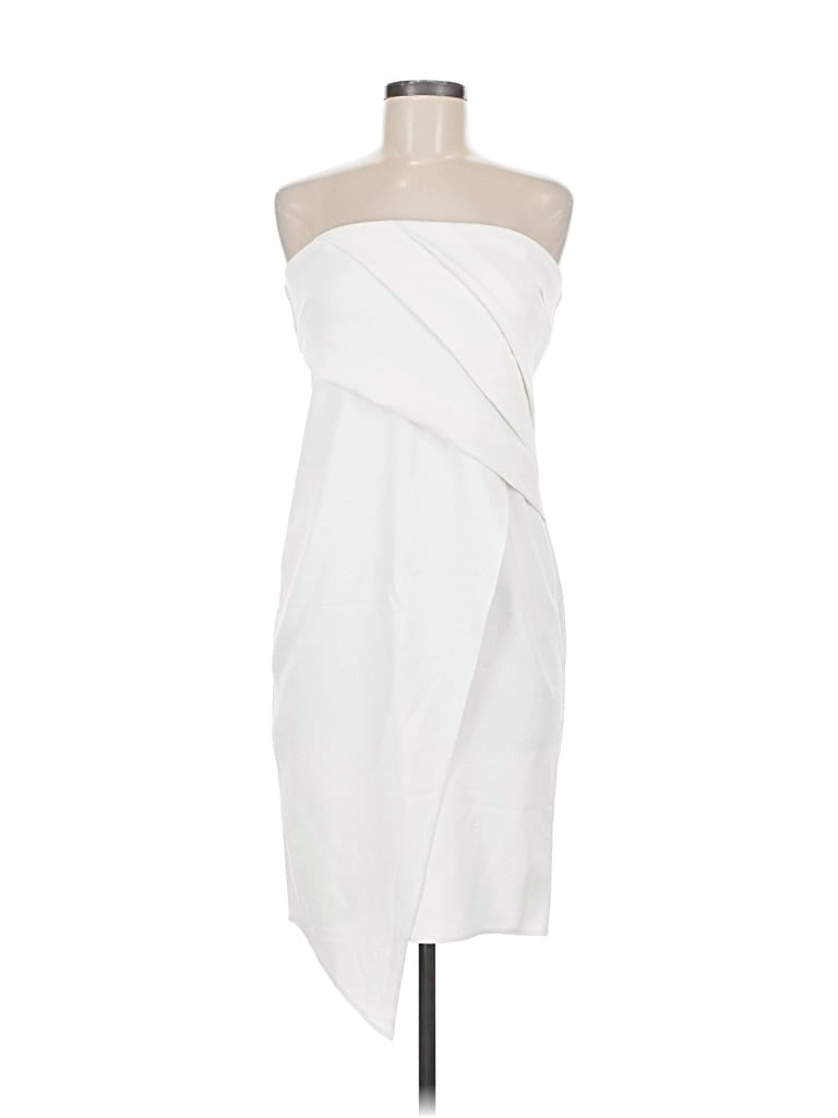 Pre-owned Asos Design Cocktail Dress In White
