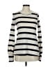 12pm by Mon Ami Stripes Silver Black Pullover Sweater Size M (estimated) - photo 1