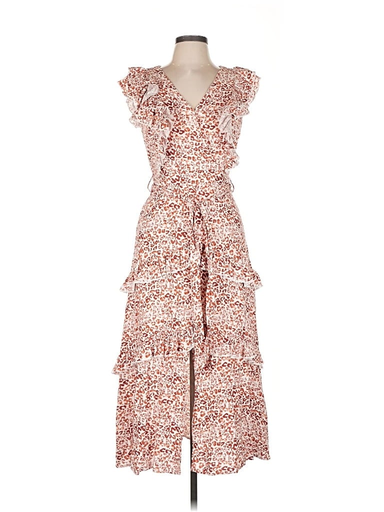 Pre-owned Minkpink Casual Dress In Brown