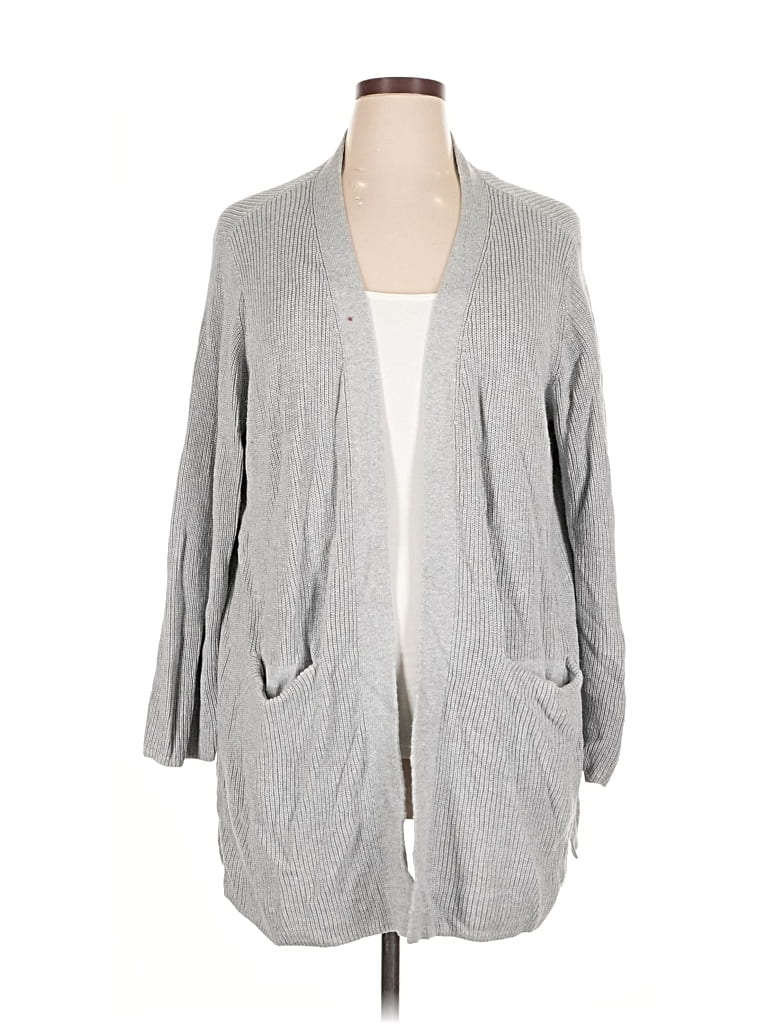 Pre-owned Old Navy Cardigan Sweater In Gray