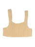 Zara 100% Acrylic Tan Tank Top Size 6 - 7 - photo 1