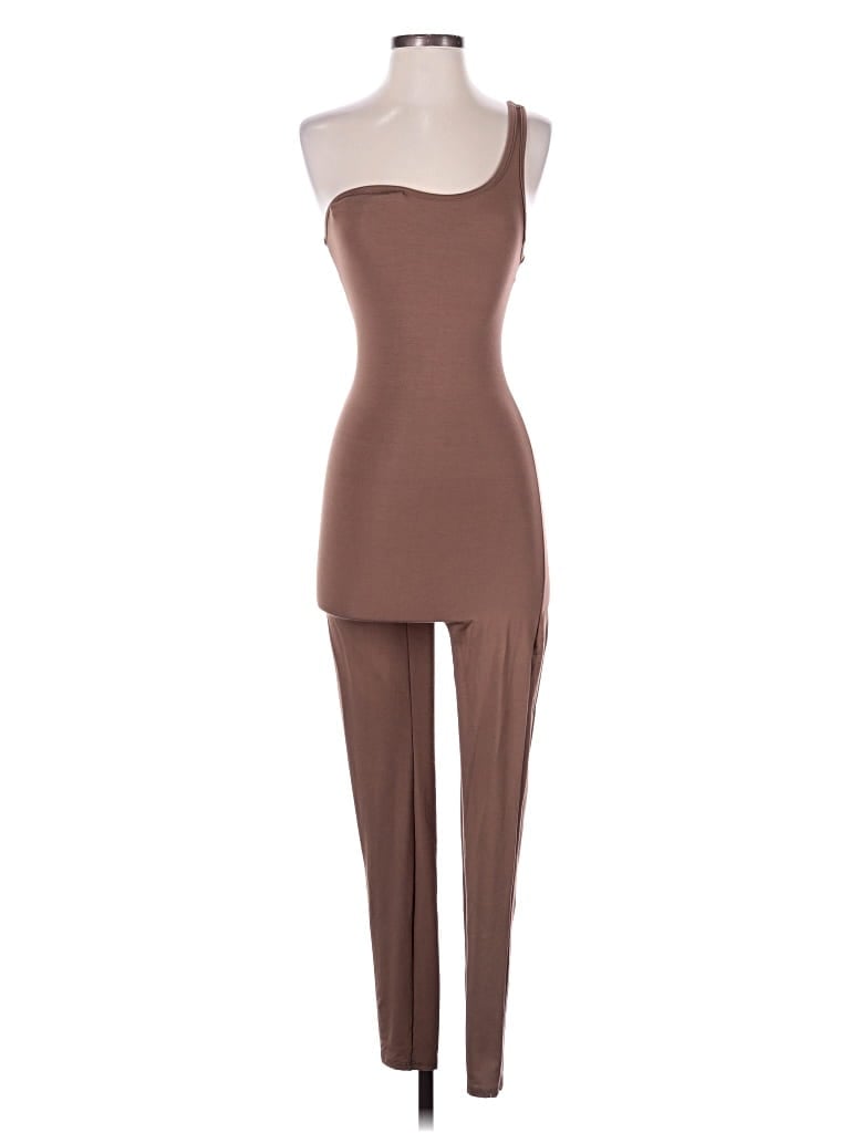 Pre-owned Jluxlabel Jumpsuit In Brown