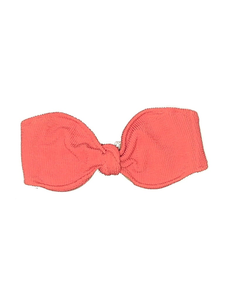 Pre-owned Shade & Shore Swimsuit Top Orange Swimwear