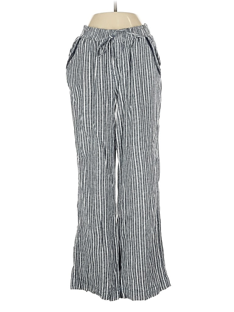 Pre-owned Briggs Linen Pants In Silver