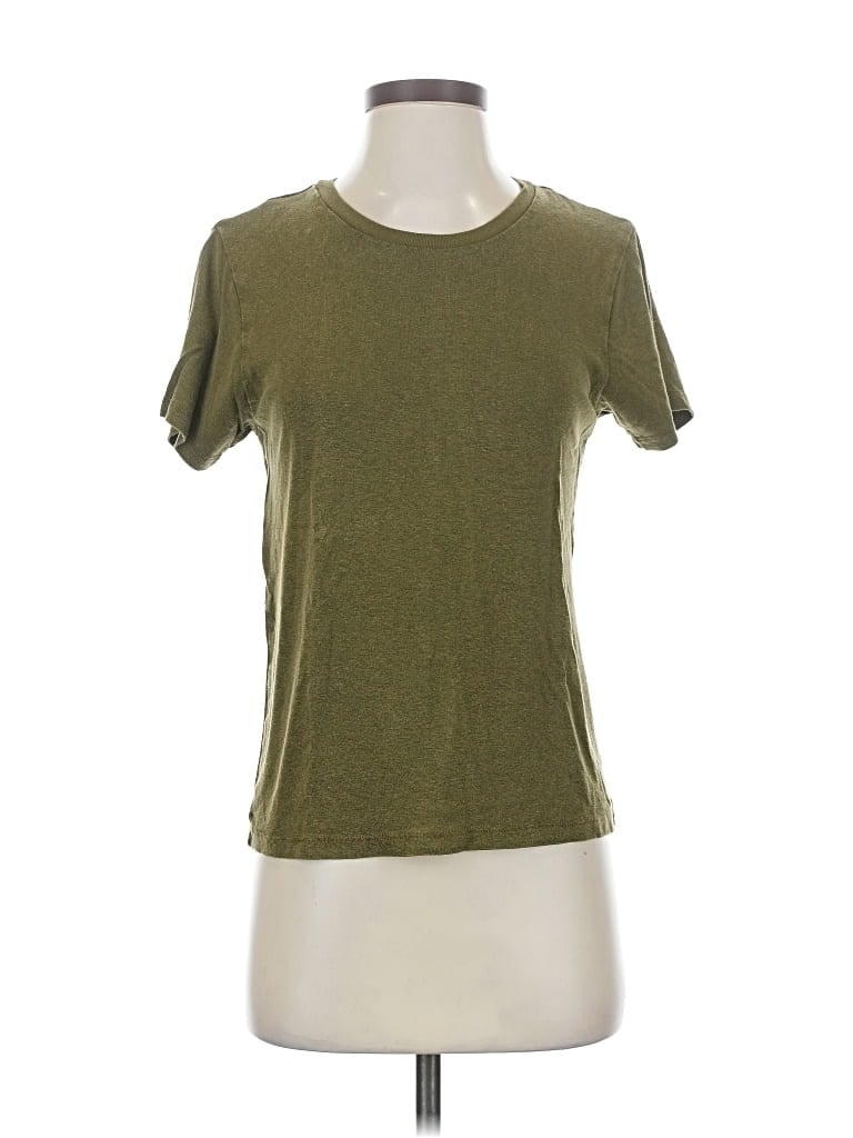 Pre-owned Outerknown Short Sleeve T-shirt In Green