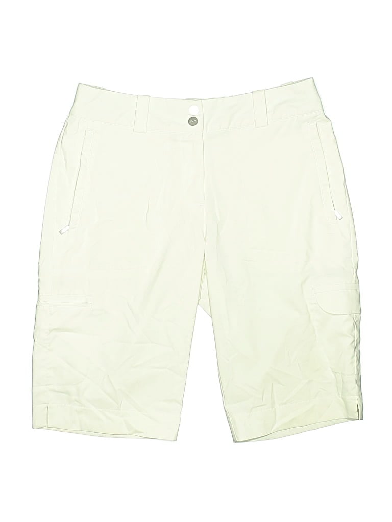 Pre-owned Nike Khaki Shorts In White
