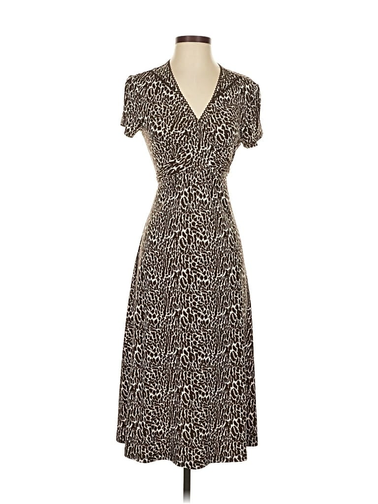 Pre-owned Style & Co Casual Dress In Brown