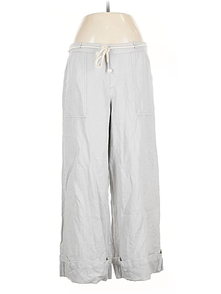 Pre-owned Calypso St Barth Linen Pants In Silver