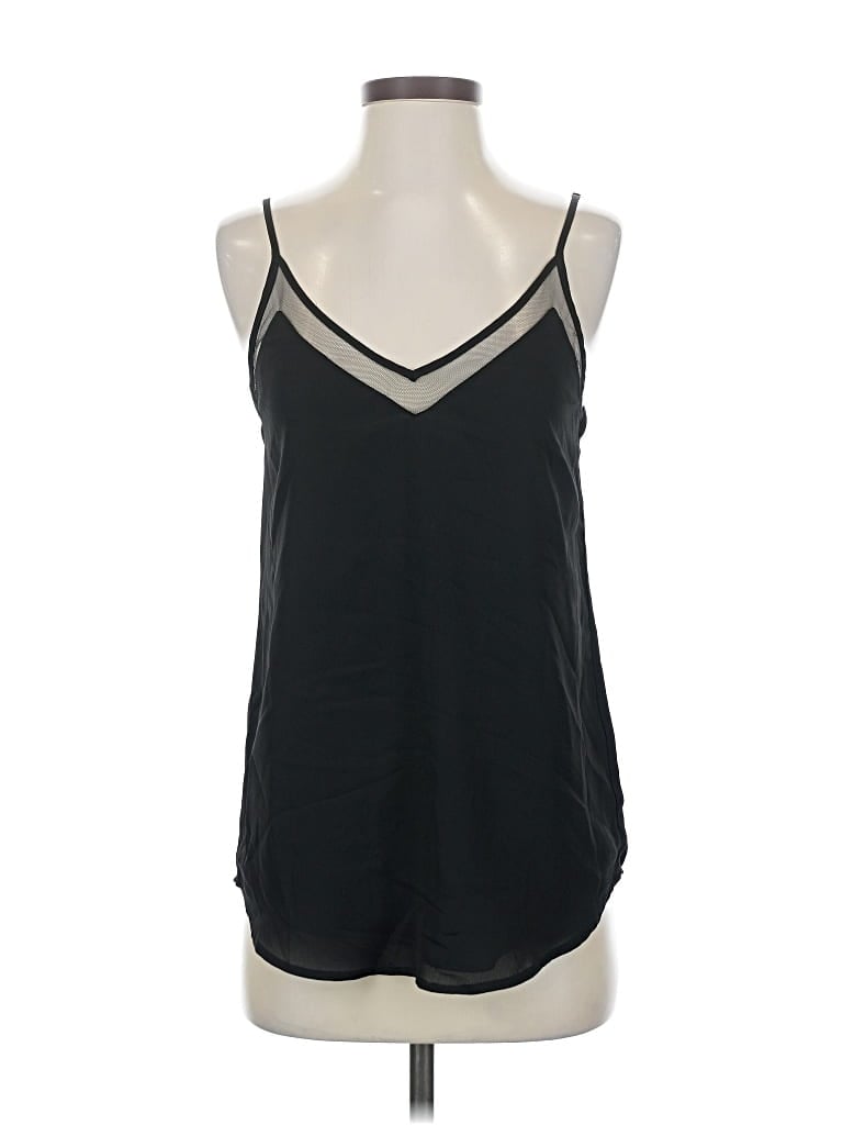 Pre-owned Lulus Sleeveless Top Black V Neck Tops