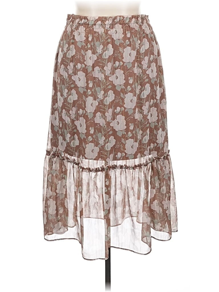 Pre-owned Lc Lauren Conrad Casual Skirt In Brown