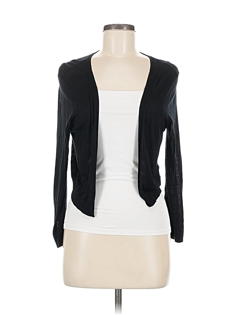 Pre-owned Talbots Cardigan Sweater In Black