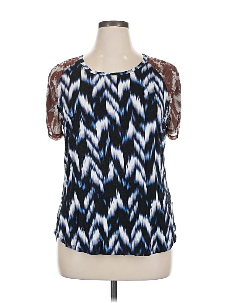 Pre-owned Jennifer Lopez Short Sleeve T-shirt In Blue