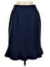 Le Suit 100% Polyester Blue Formal Skirt Size 4 (petite) - photo 1