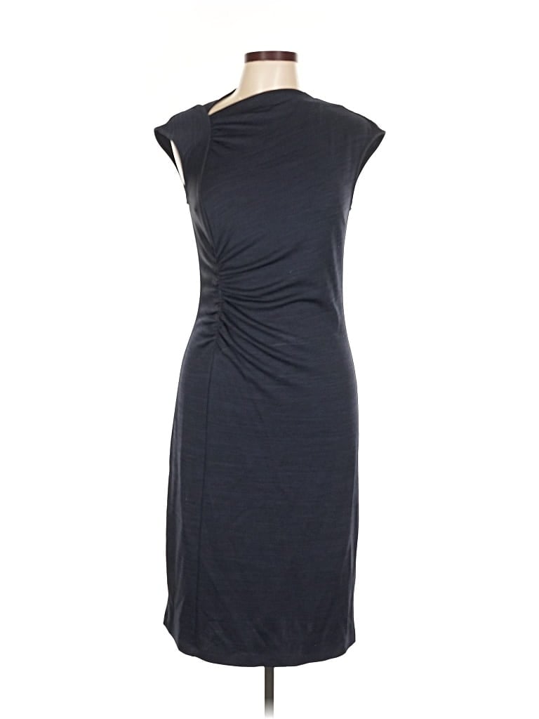 Pre-owned Halston Cocktail Dress In Gray