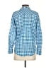 J.Crew Checkered-gingham Blue Long Sleeve Button-Down Shirt Size 00 - photo 2