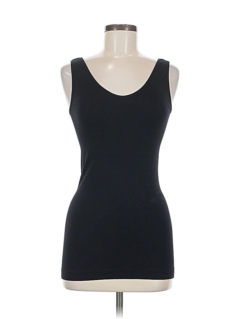 Pre-owned Yelete Sleeveless Top Black Scoop Neck Tops