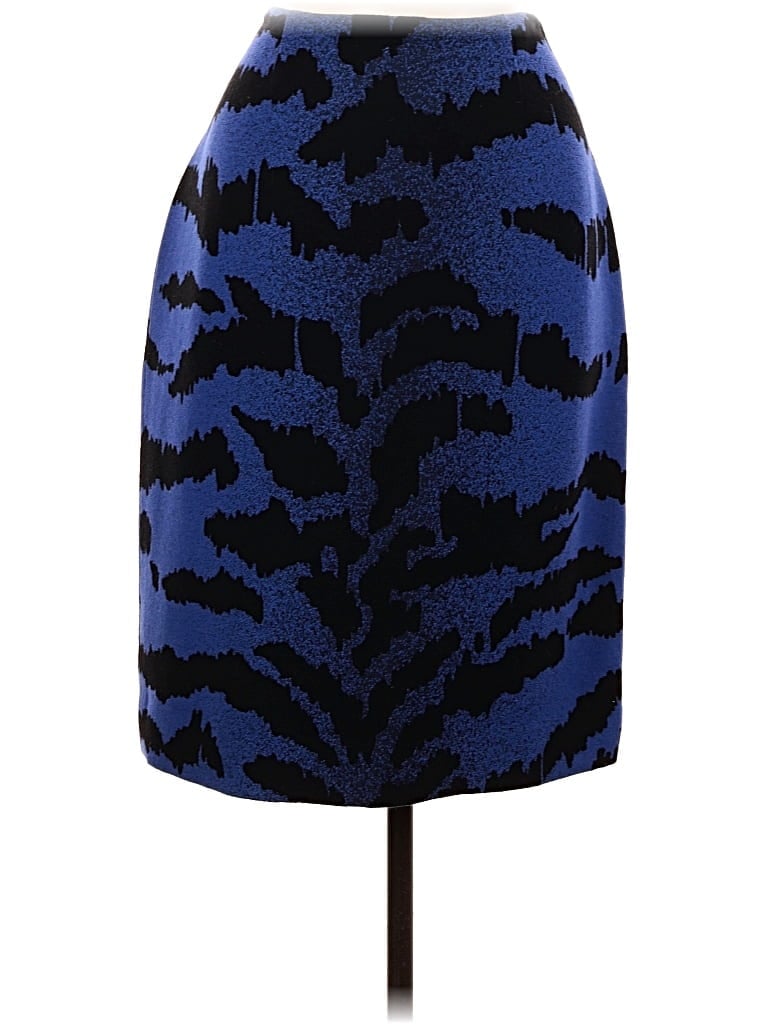 Pre-owned Carlisle Formal Skirt In Blue