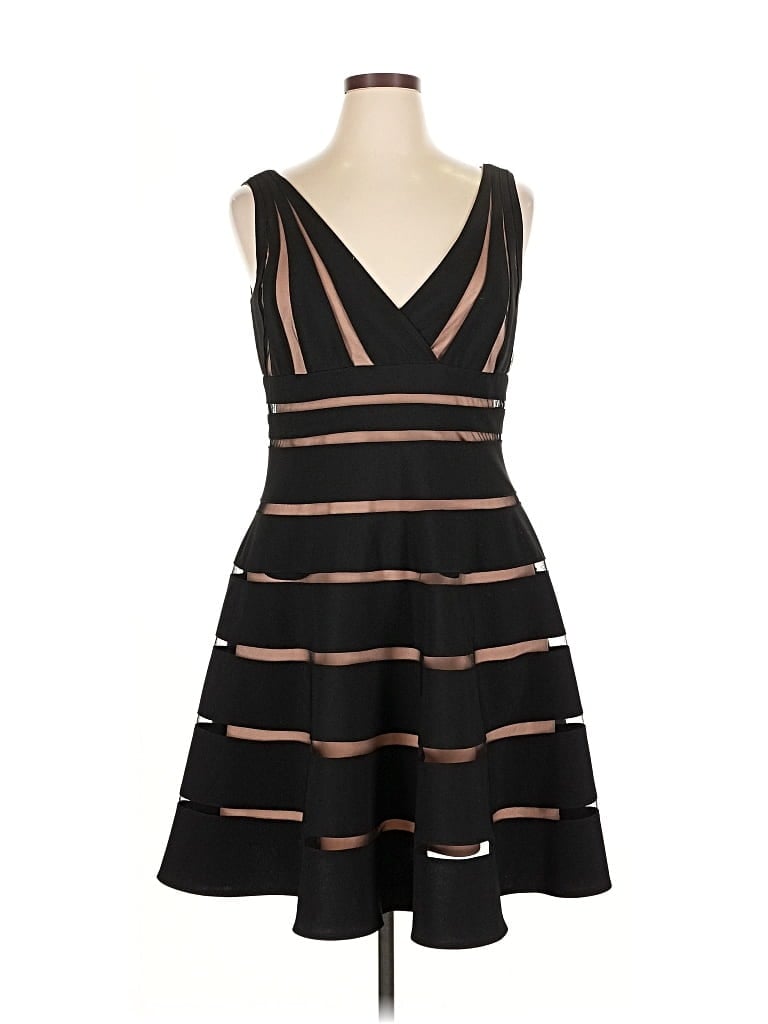 Pre-owned Js Collections Cocktail Dress In Black