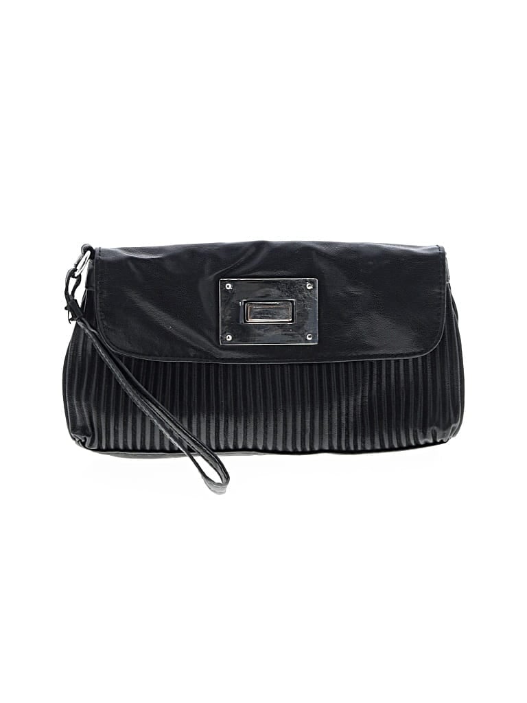 Pre-owned Unbranded Wristlet In Black