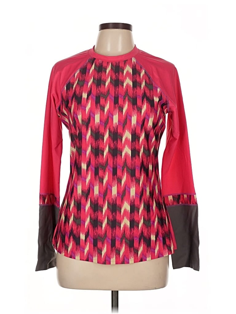 Pre-owned Prana Long Sleeve T-shirt In Red