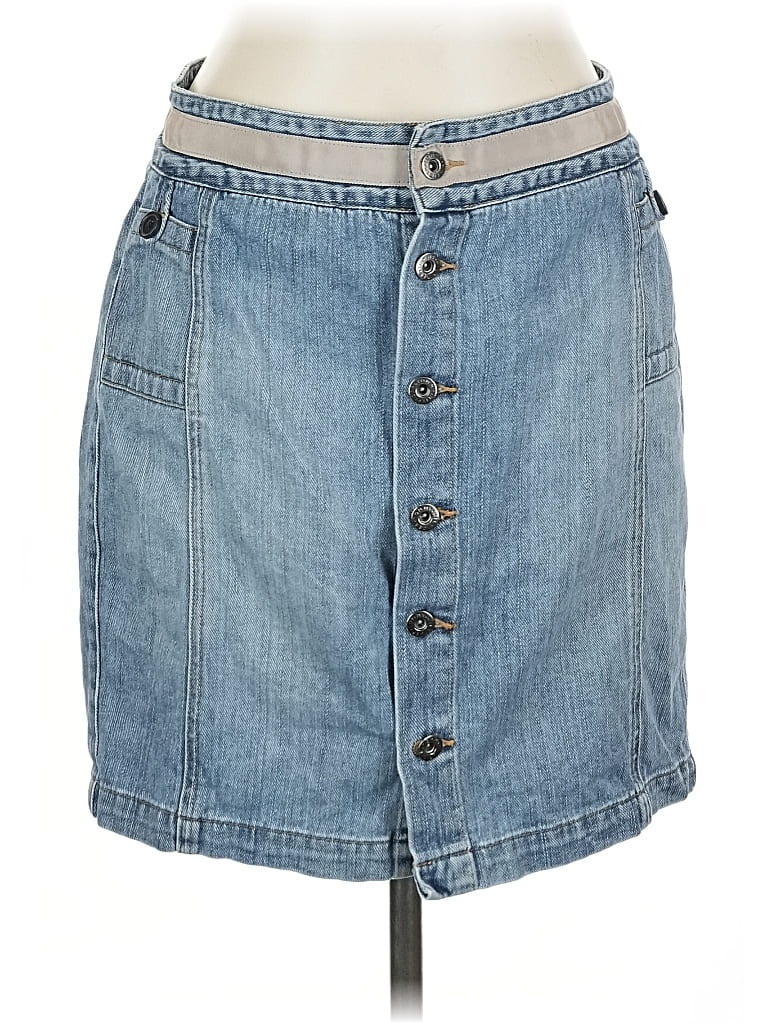 Pre-owned Tommy Hilfiger Denim Skirt In Blue