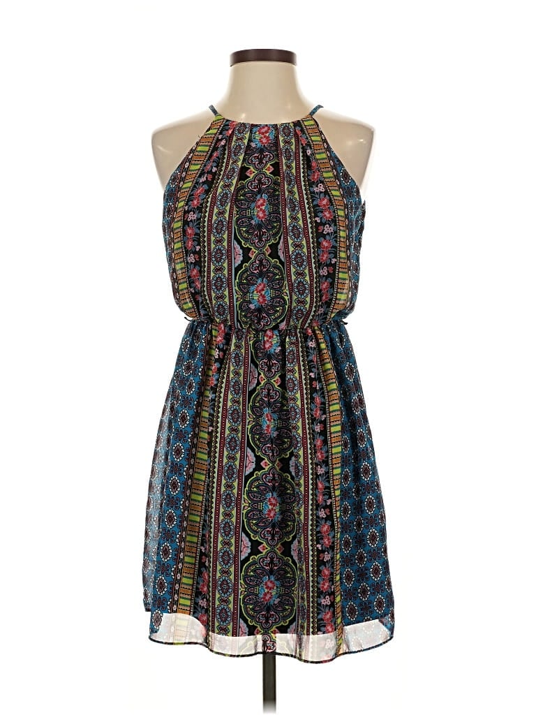 Pre-owned By & By Casual Dress In Blue