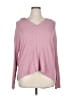 Simple Pleasures Pink Pullover Sweater Size 1X - photo 1
