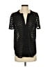 Ann Taylor Black Short Sleeve Blouse Size S - photo 1