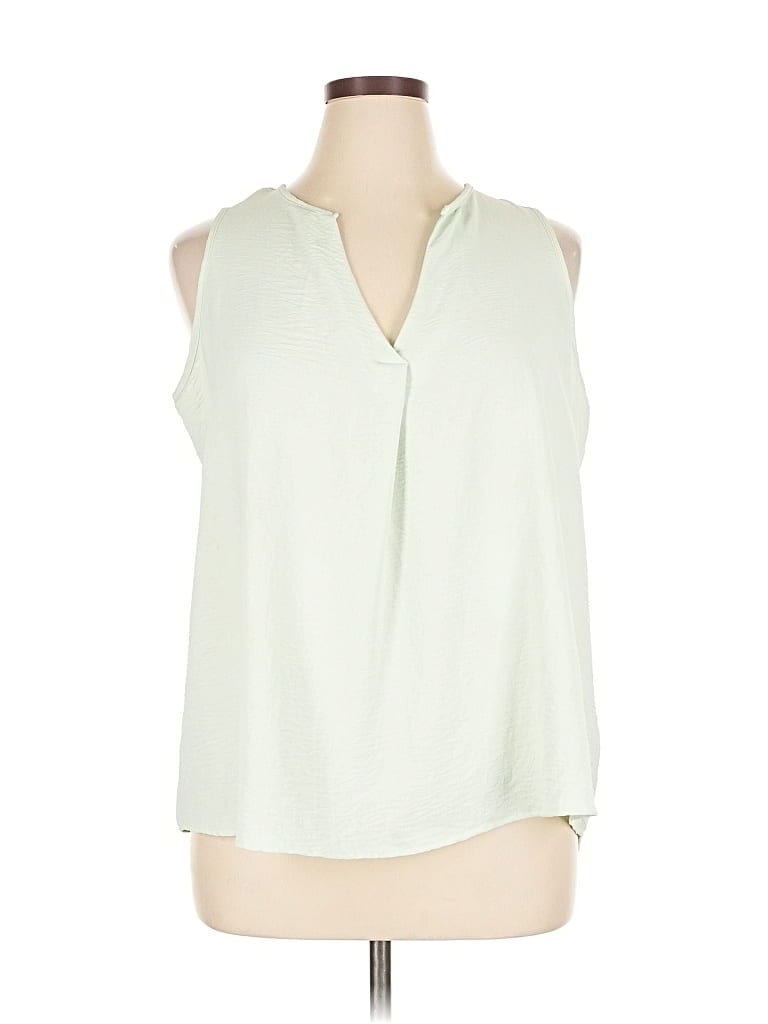 Pre-owned B Collection By Bobeau Sleeveless T-shirt In Green