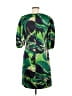 Sara Campbell 100% Polyester Print Green Cocktail Dress Size 6 - photo 2