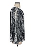 Club Monaco 100% Polyester Silver 3/4 Sleeve Blouse Size S - photo 4