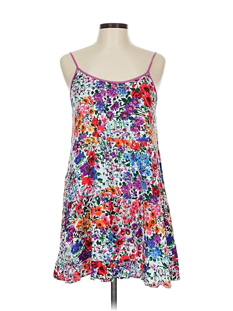 Pre-owned Minkpink Tank Top Purple Strapless Neckline Tops