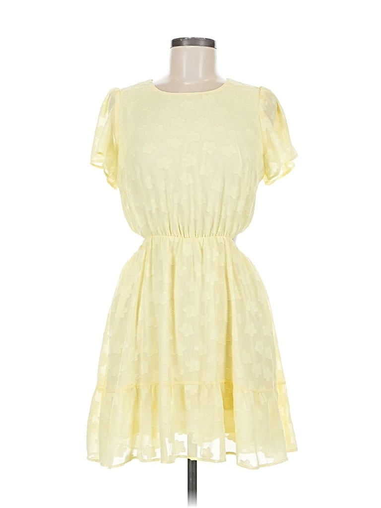 Pre-owned Show Me Your Mumu Casual Dress In Yellow