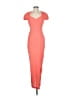 Assorted Brands 100% Polyester Orange Cocktail Dress Size 8 - photo 1