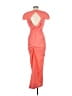 Assorted Brands 100% Polyester Orange Cocktail Dress Size 8 - photo 2