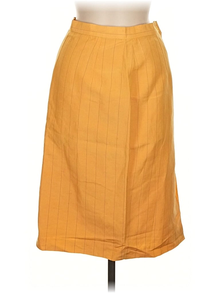 Pre-owned Alberto Makali Formal Skirt In Yellow