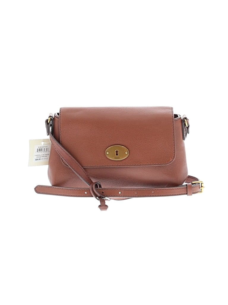 Fossil Leather Crossbody Bag In Pattern